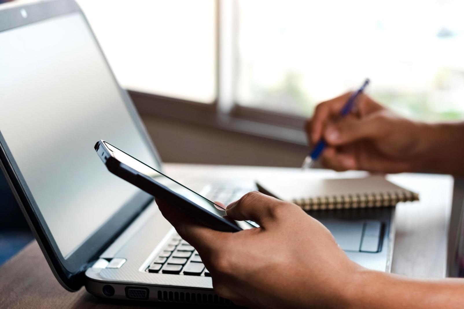 Professional presenting financial planning strategies during interactive webinar session